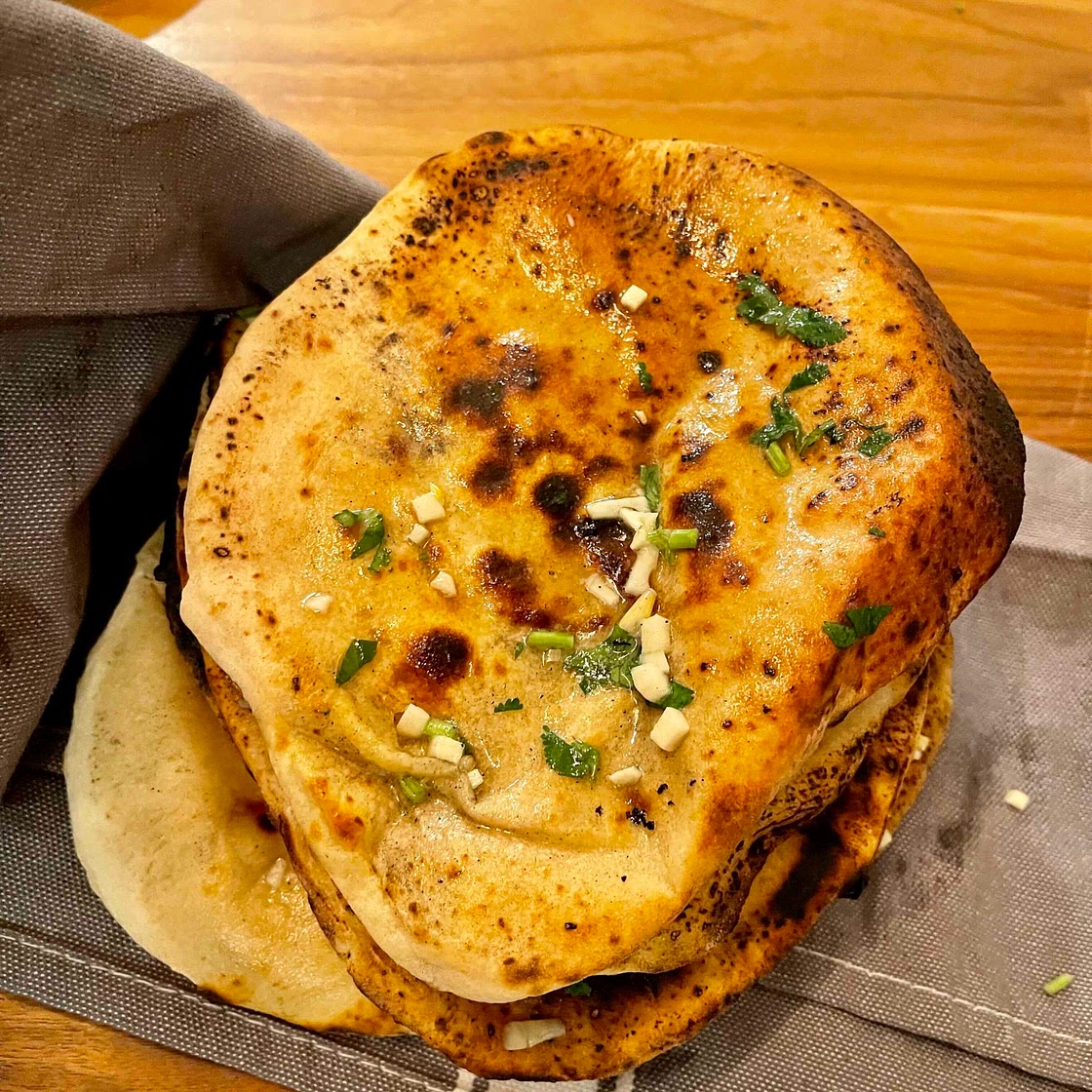 Naan on the Ooni