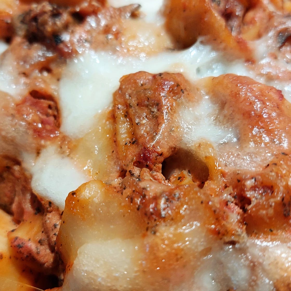 Baked pasta -  Eggplants, ricotta and mozzarella