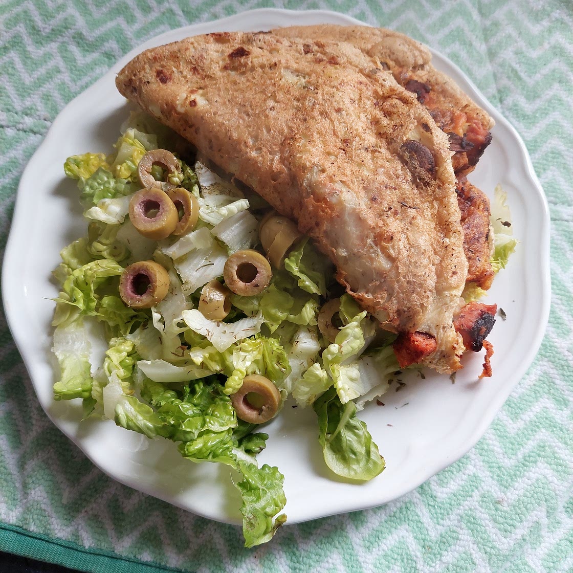 Omlet z chorizo i serem cheddar na adaptacji by Ania Kolasinska