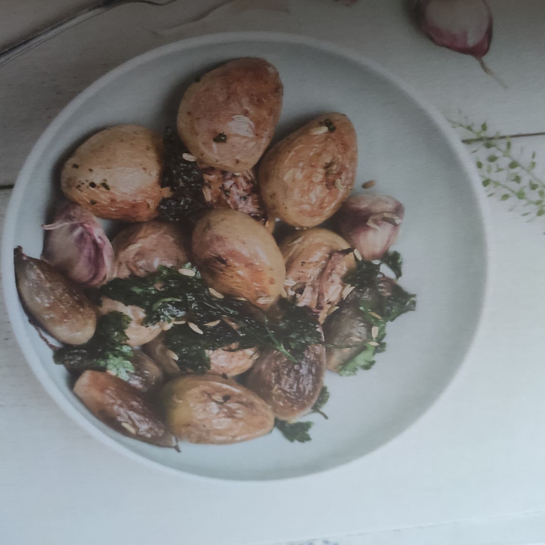 Cocotte de pommes de terre confites