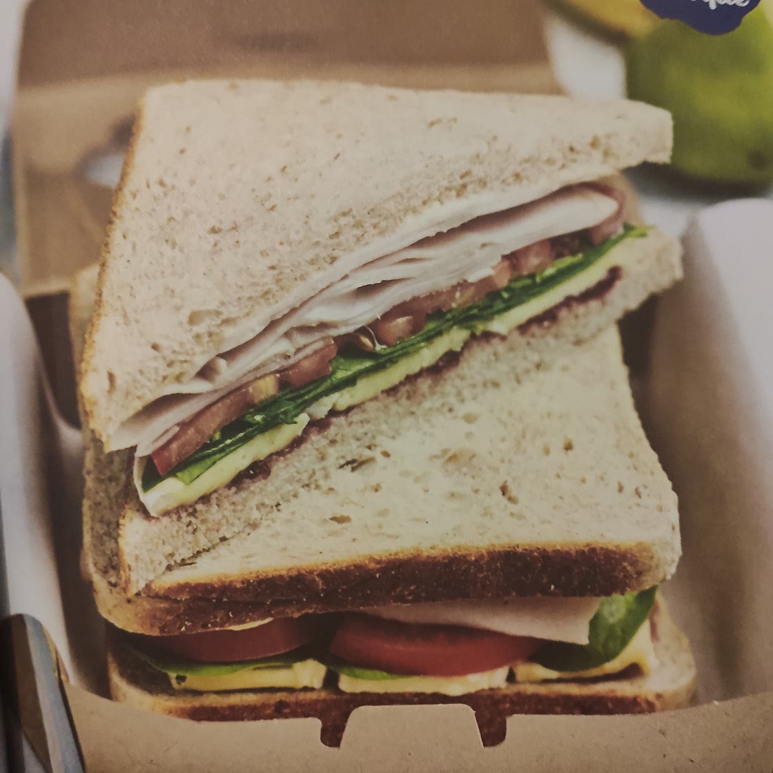 Sandwichs dinde fumée et brie