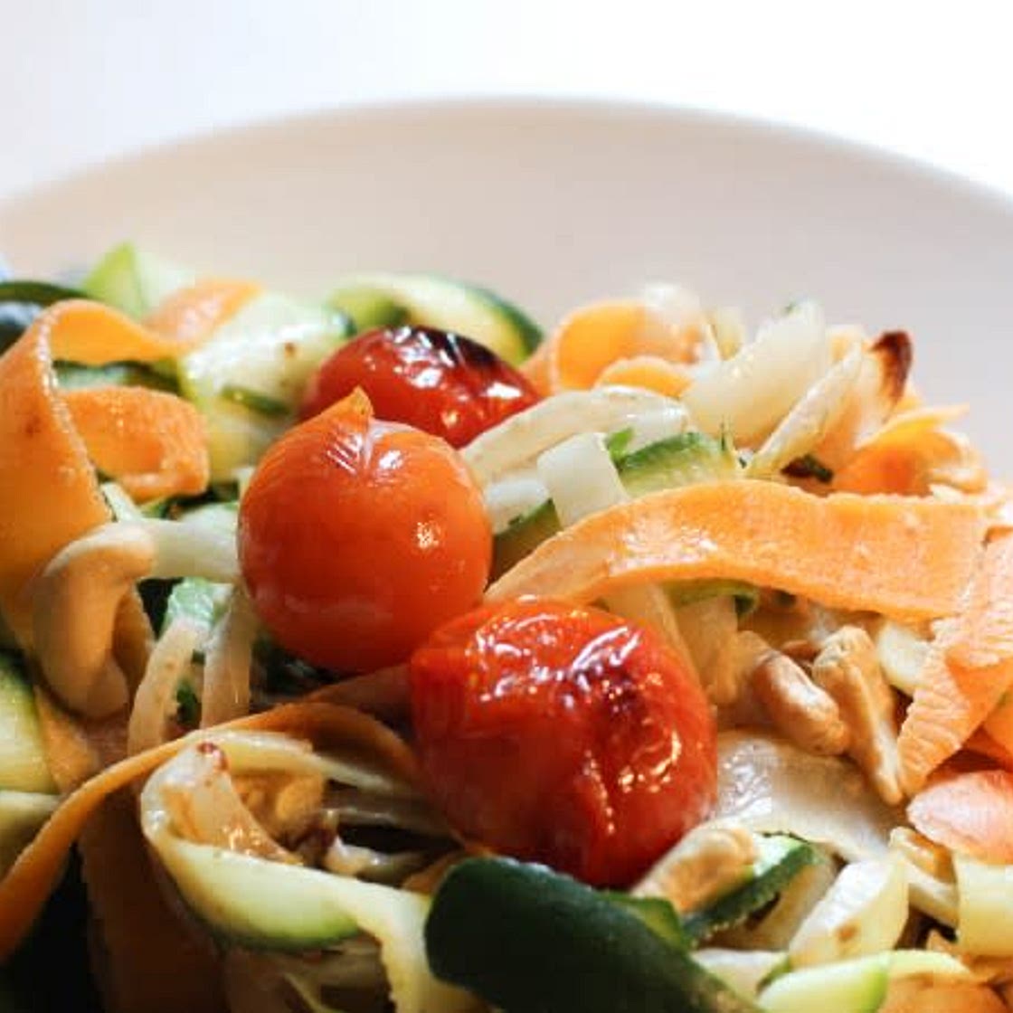 Tafliatelle carotte courgette