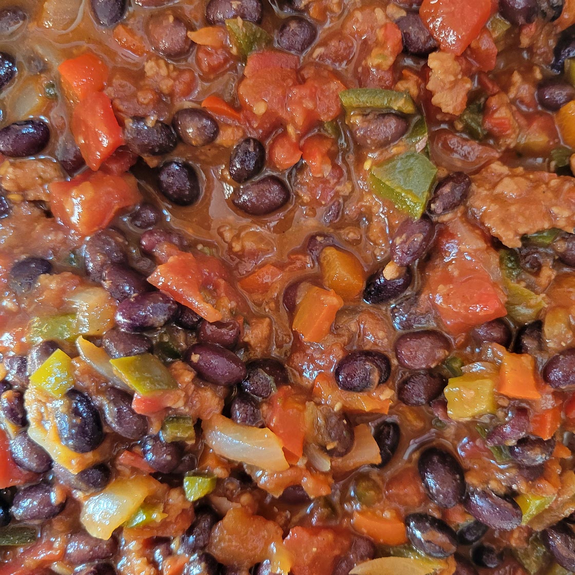 Vegan 3 Pepper Taco Chili