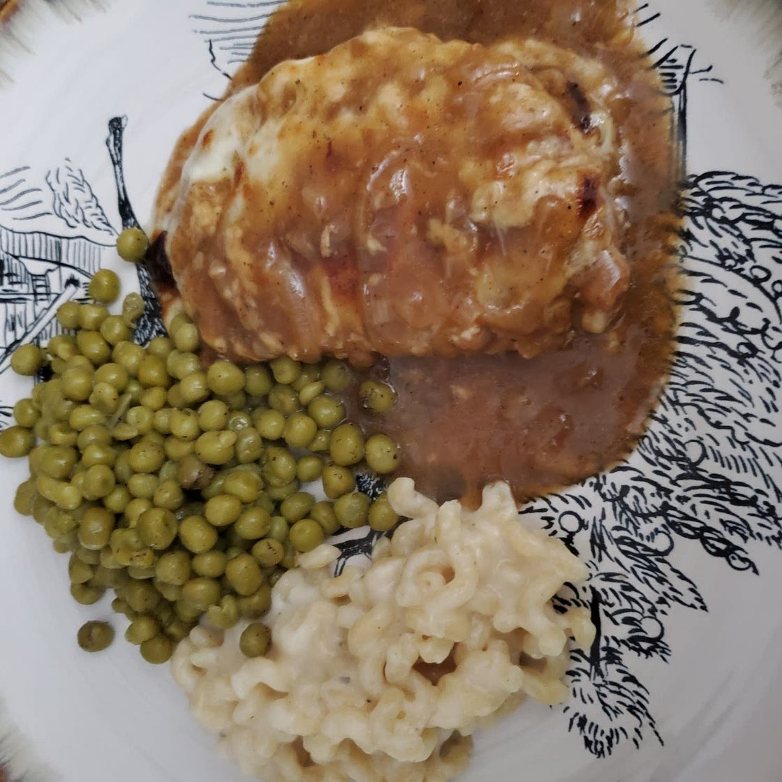 One Pan French Onion Smothered Pork Chops