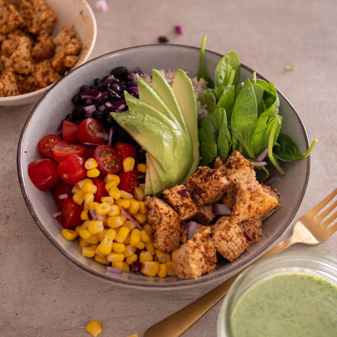 HIGH PROTEIN BURRITO BOWL