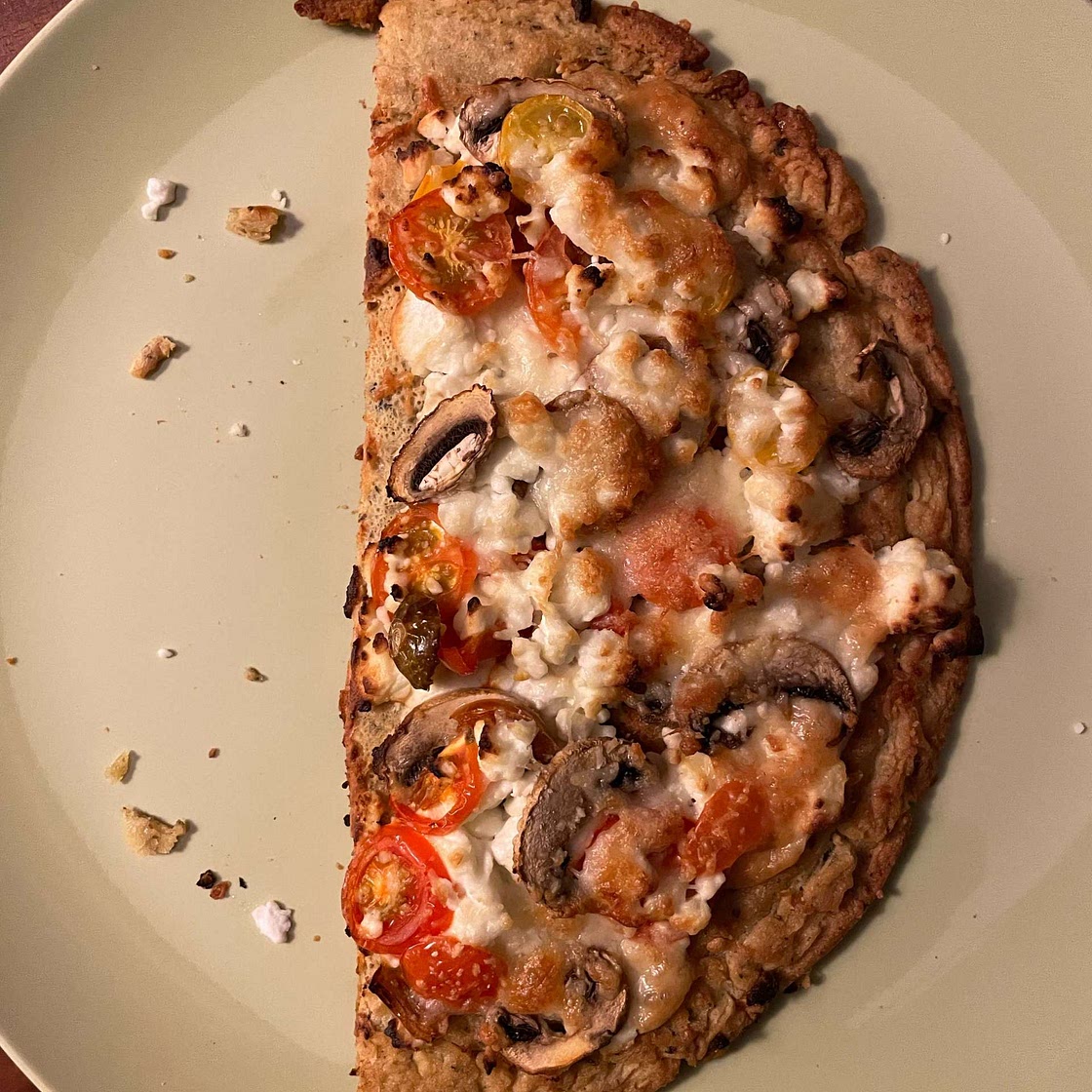 Chickpea Crust Pizza | Grain Free