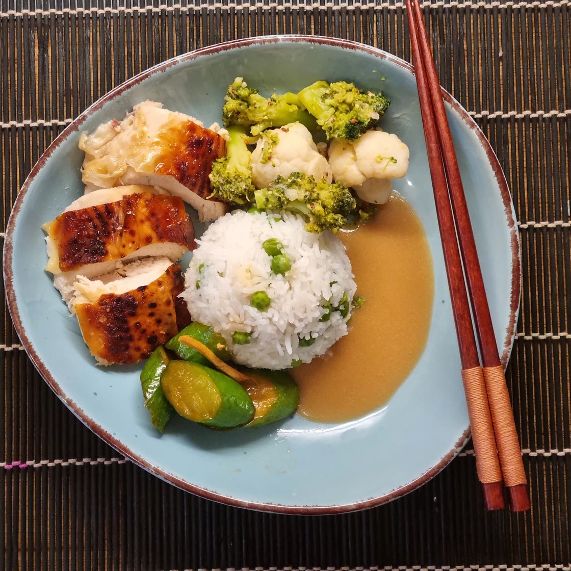 Mariniertes Hähnchen auf Japanische Art