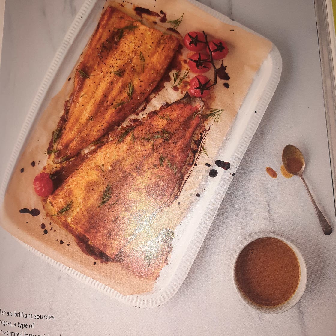 Lemon curry trout