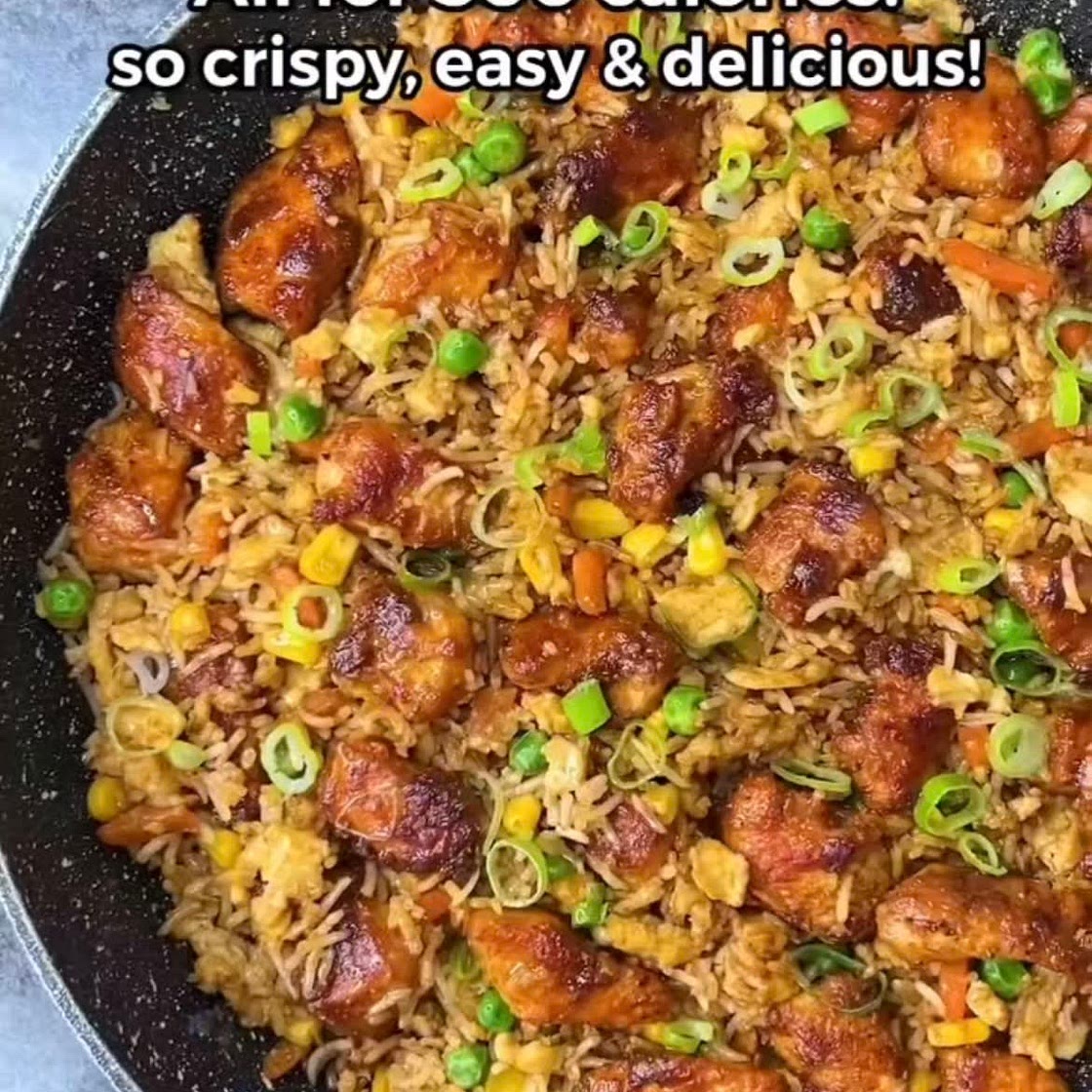 Crispy Chicken Fried Rice