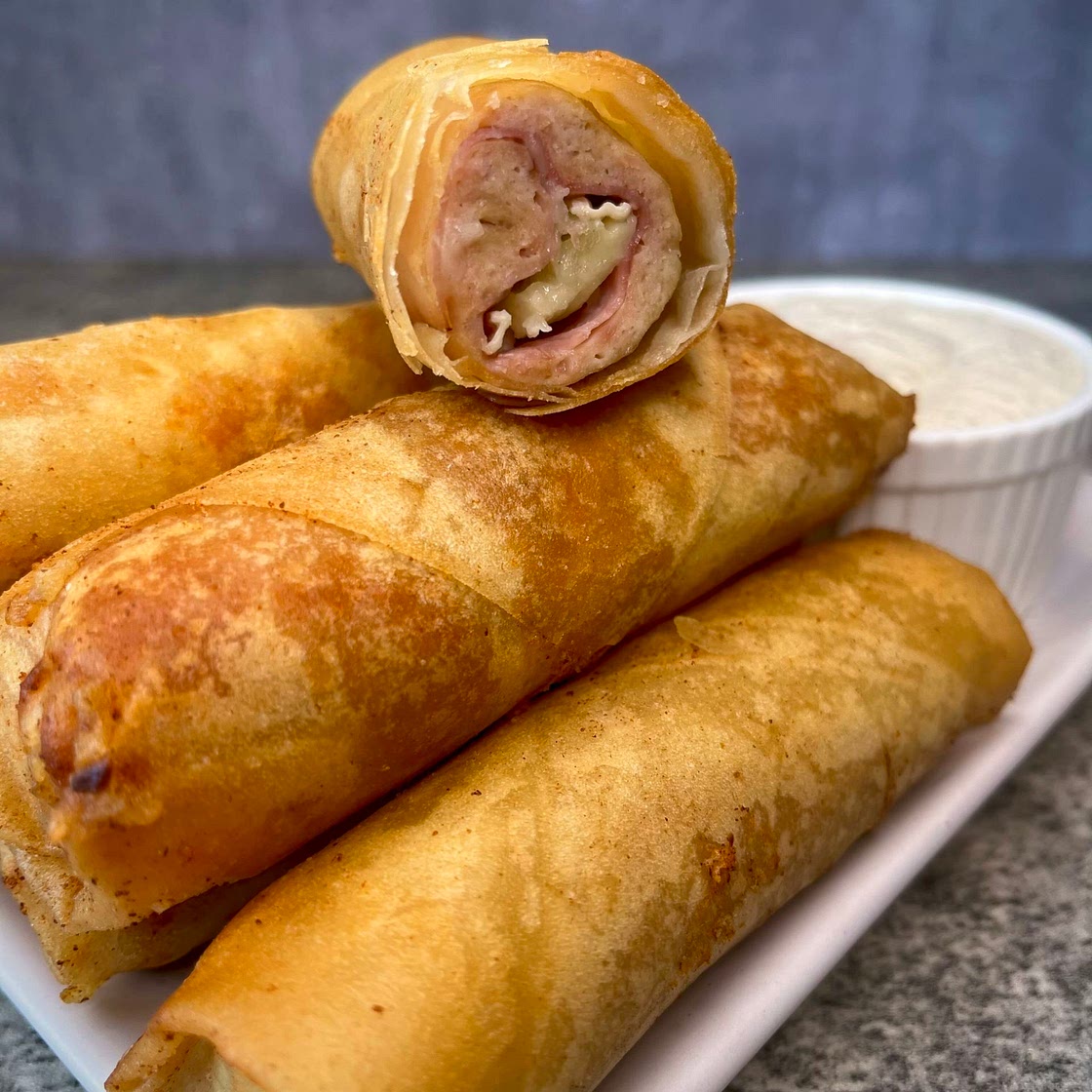 Chicken Cordon Bleu Lumpia 