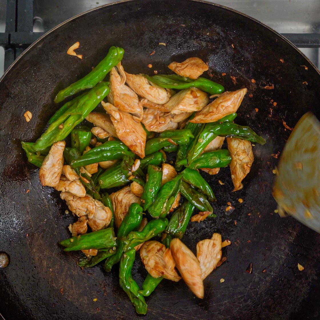 Chicken Shishito Stir Fry — Ethan