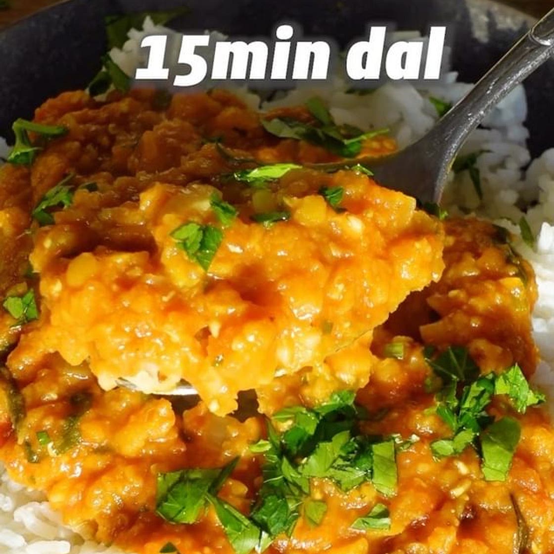 15min Lentil Dhal