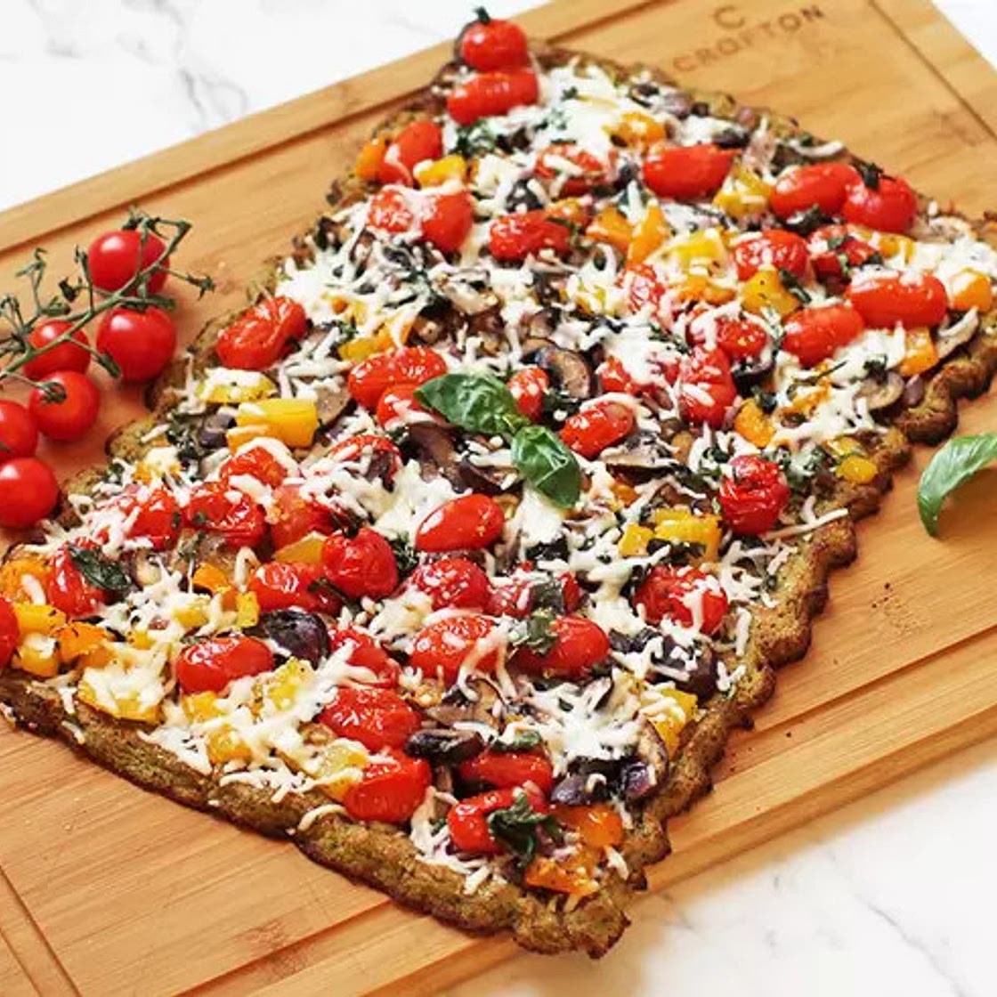 Cauliflower-Quinoa Pizza