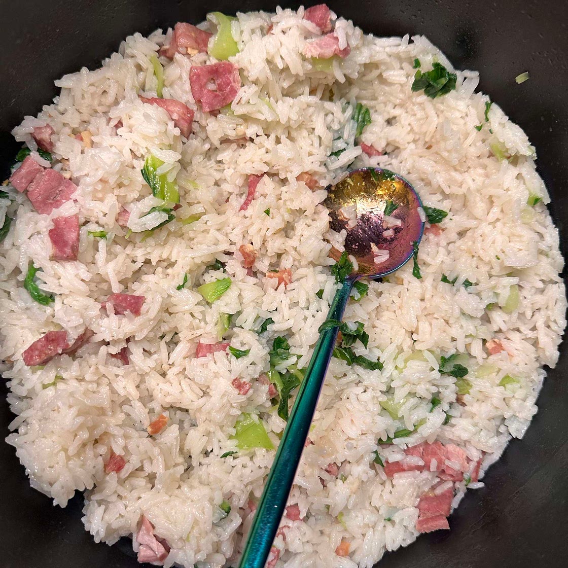 Shanghai pork and vegetable Rice 