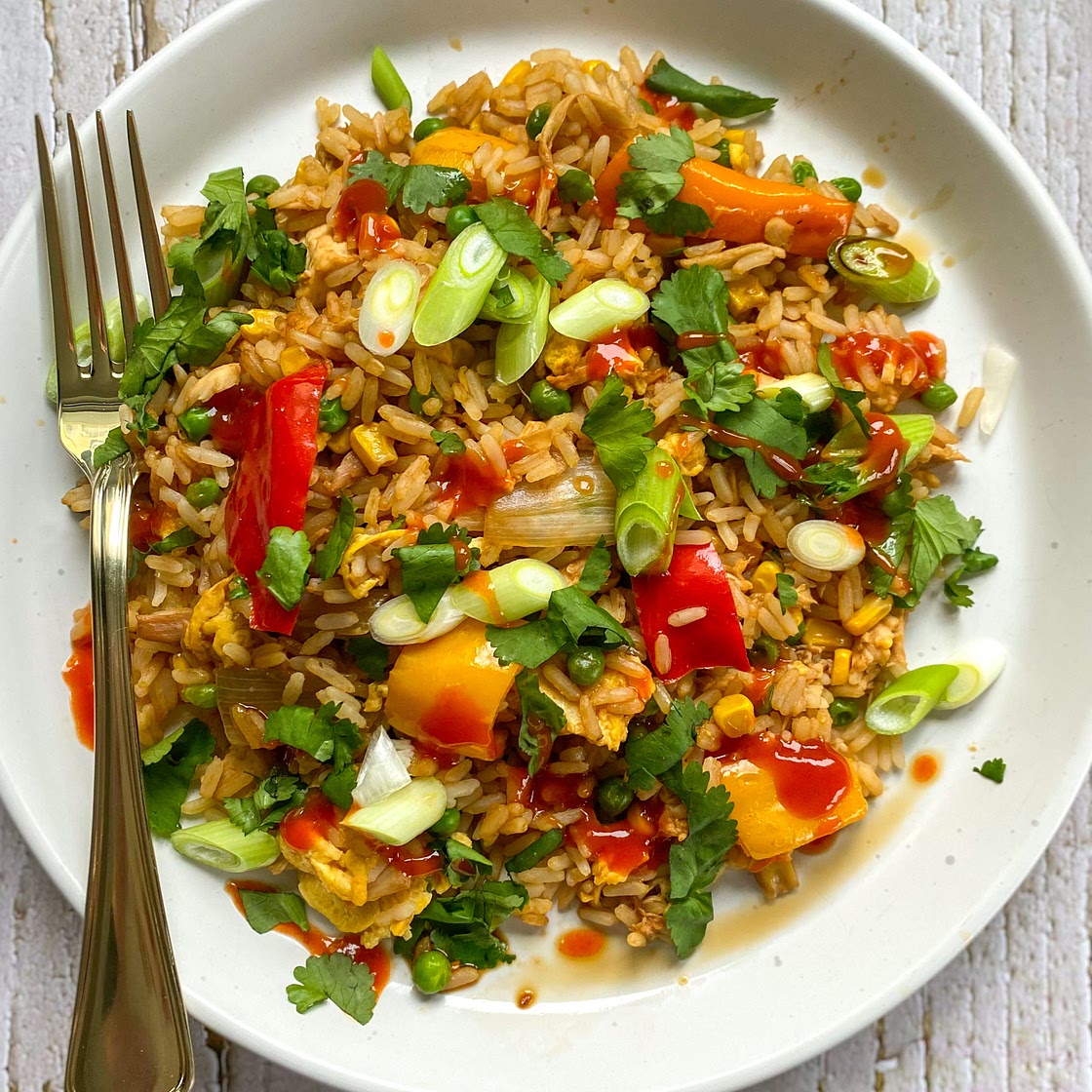CHICKEN & VEG FRIED RICE