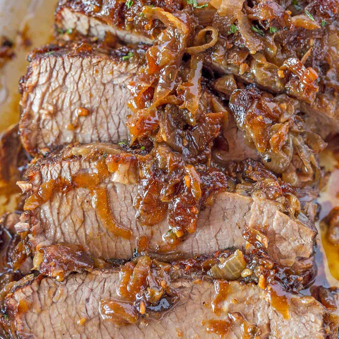 Eema's Cranberry Onion Brisket
