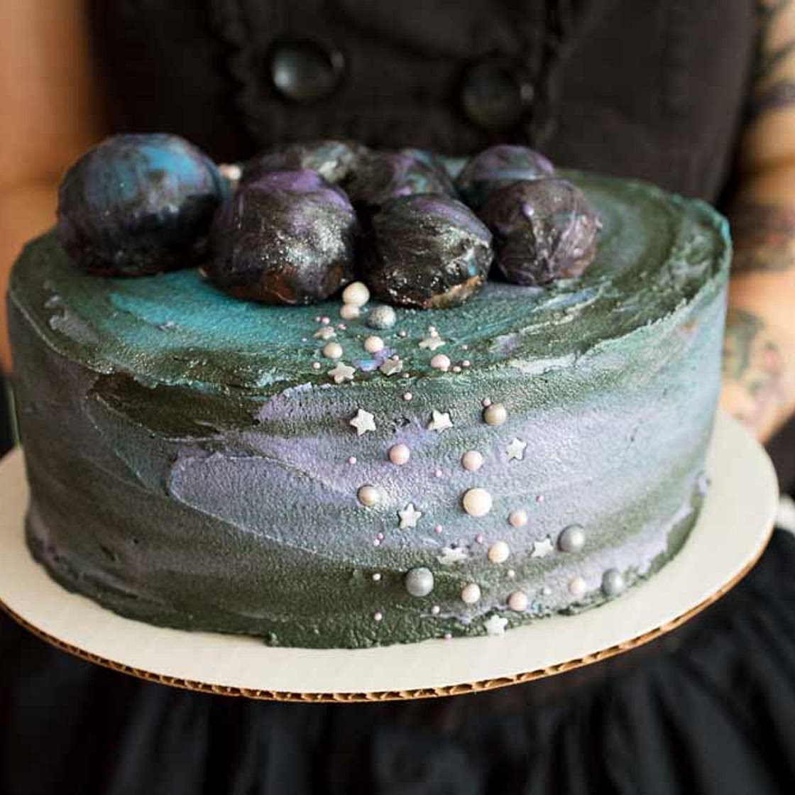 Vegan Galaxy Cake