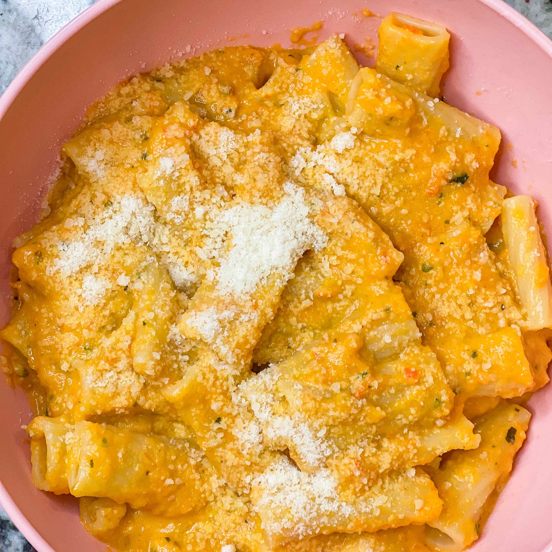 Roasted veggie pasta 
