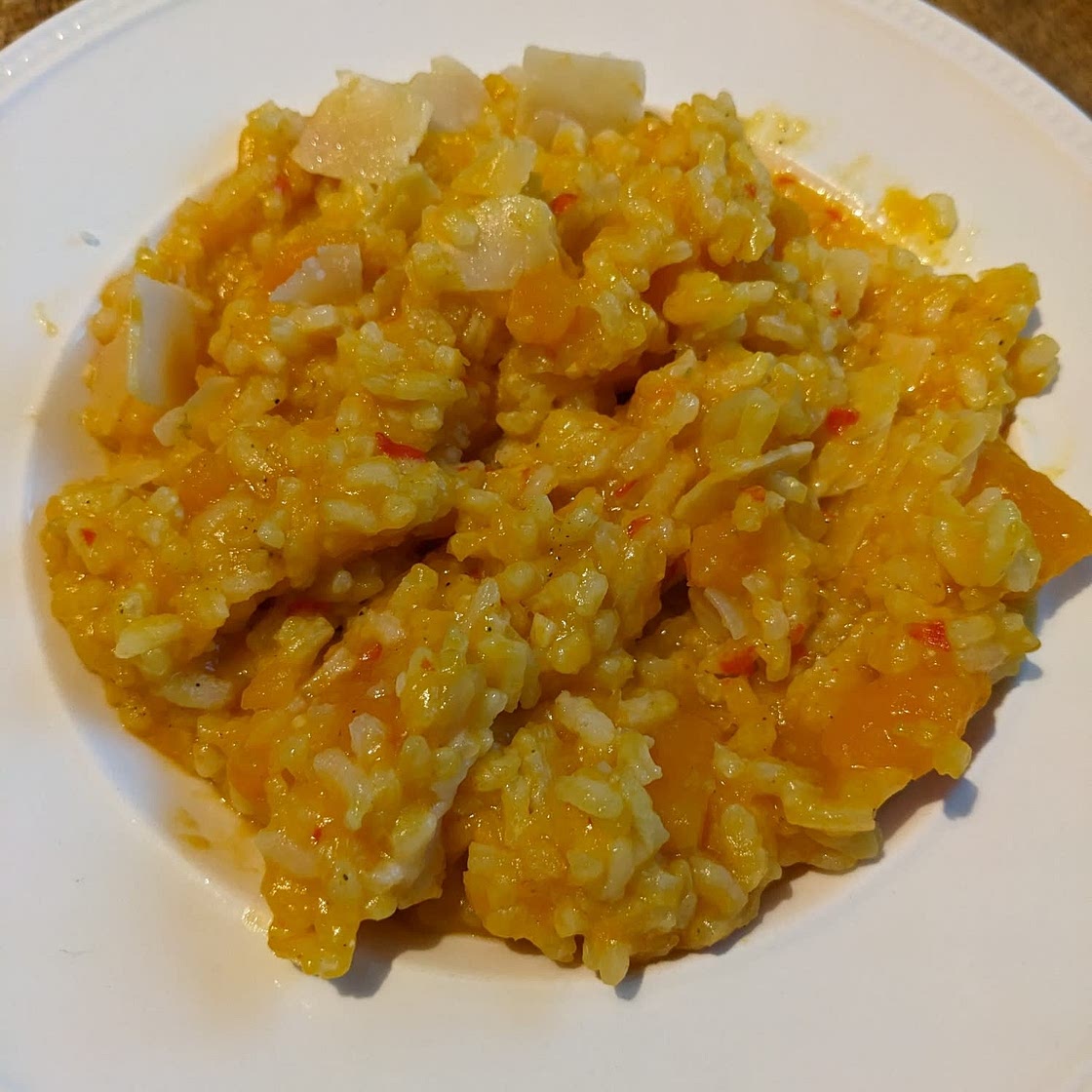 Pearl barley, butternut squash and sage risotto