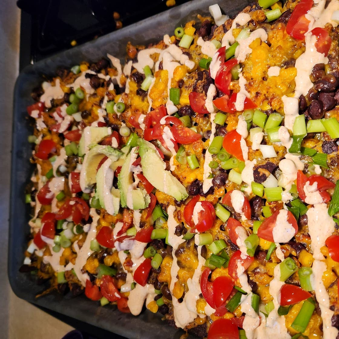 Sheet Pan Vegetarian Nachos