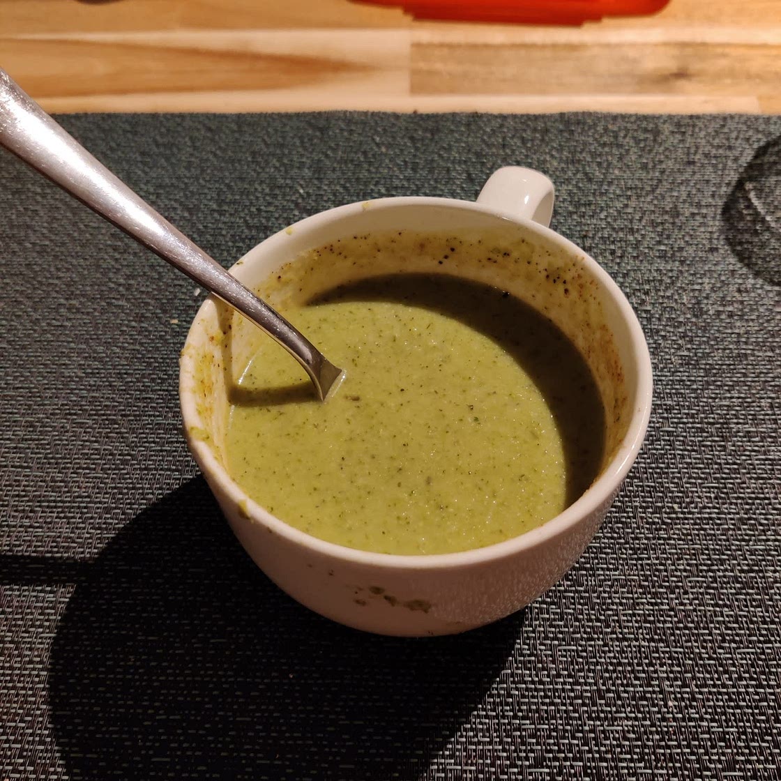 Pea and Broccoli Miso Soup