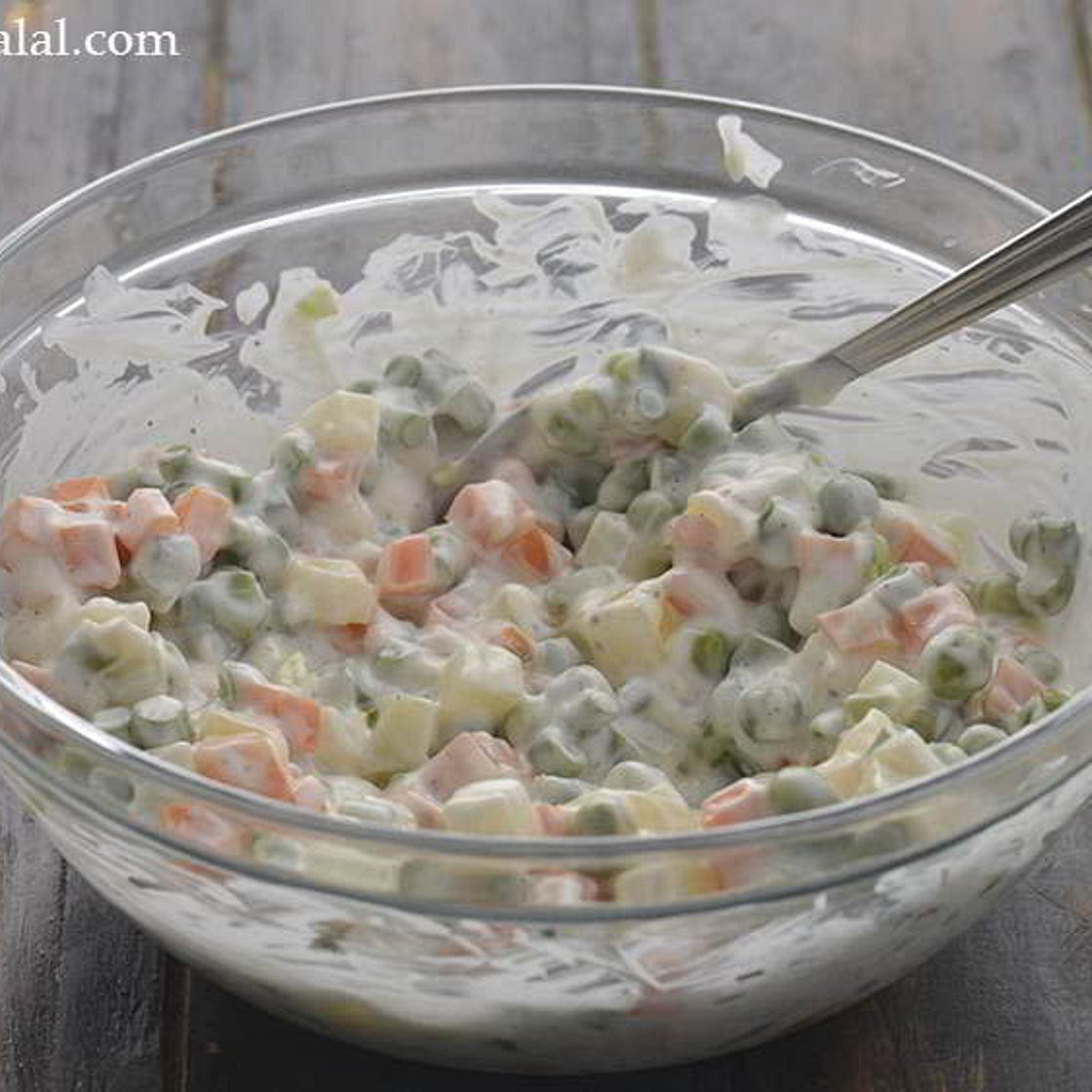 High protein Russian salad - Pizza Hut salad