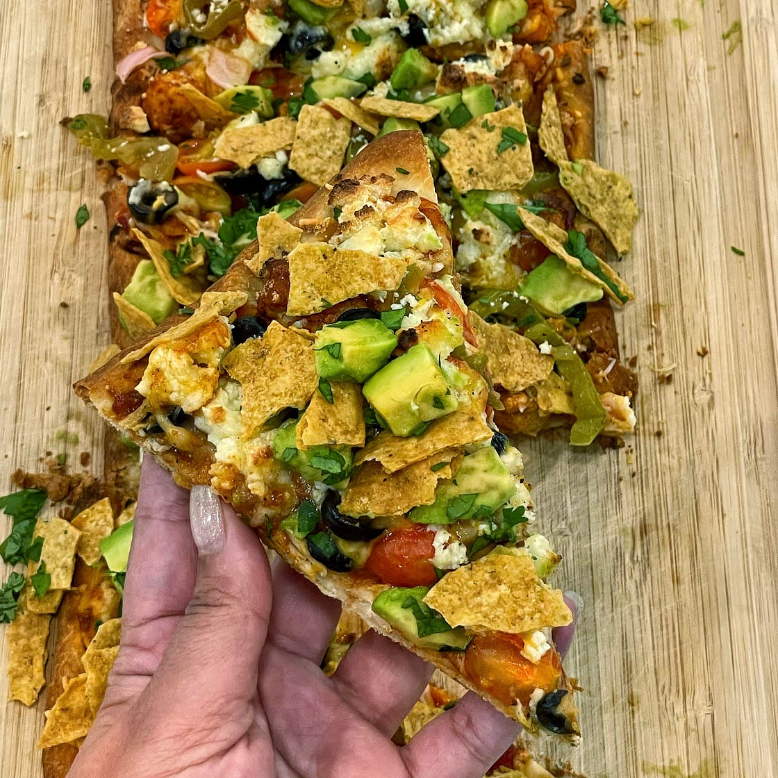 Taco flatbread
