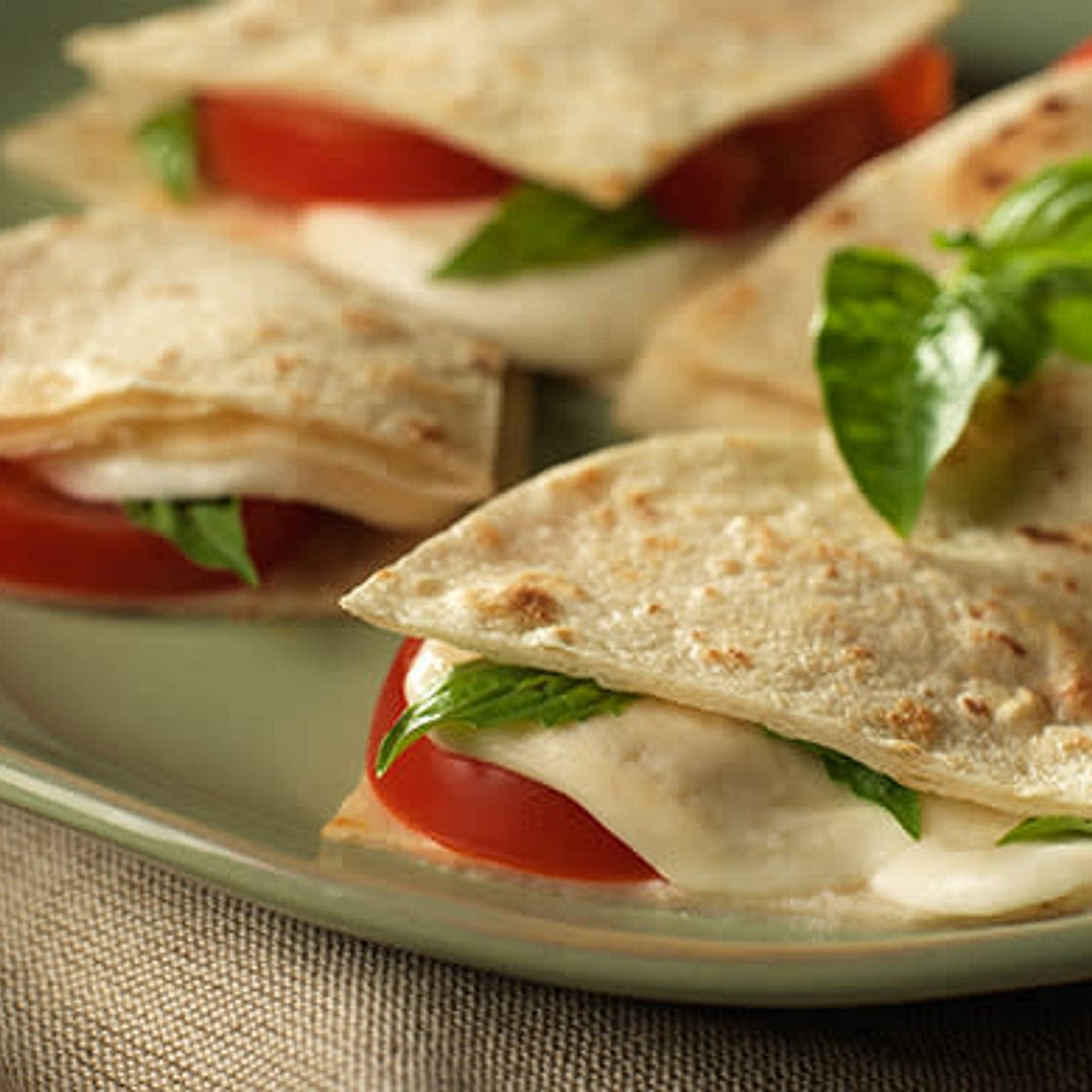 Quraish tortilla and healthy mozzarella