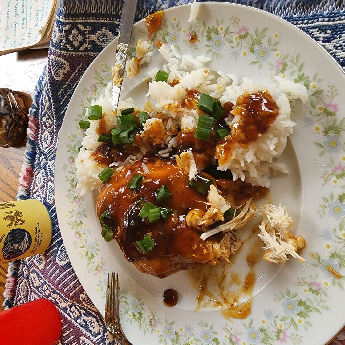 Honey Sriracha Orange Chicken