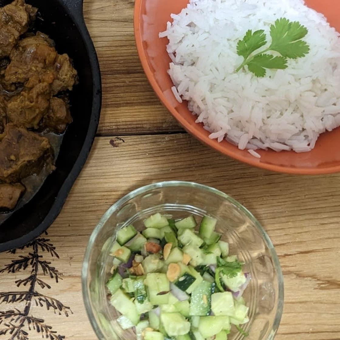 Kakdi Koshimbir (Spicy Indian Cucumber Salad)