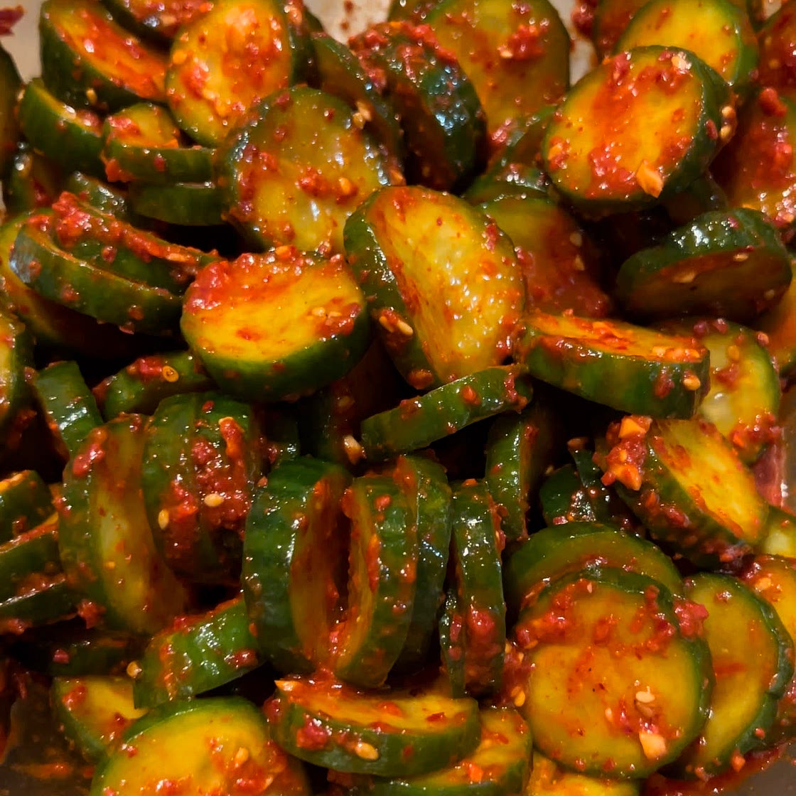 Cucumber kimchi 