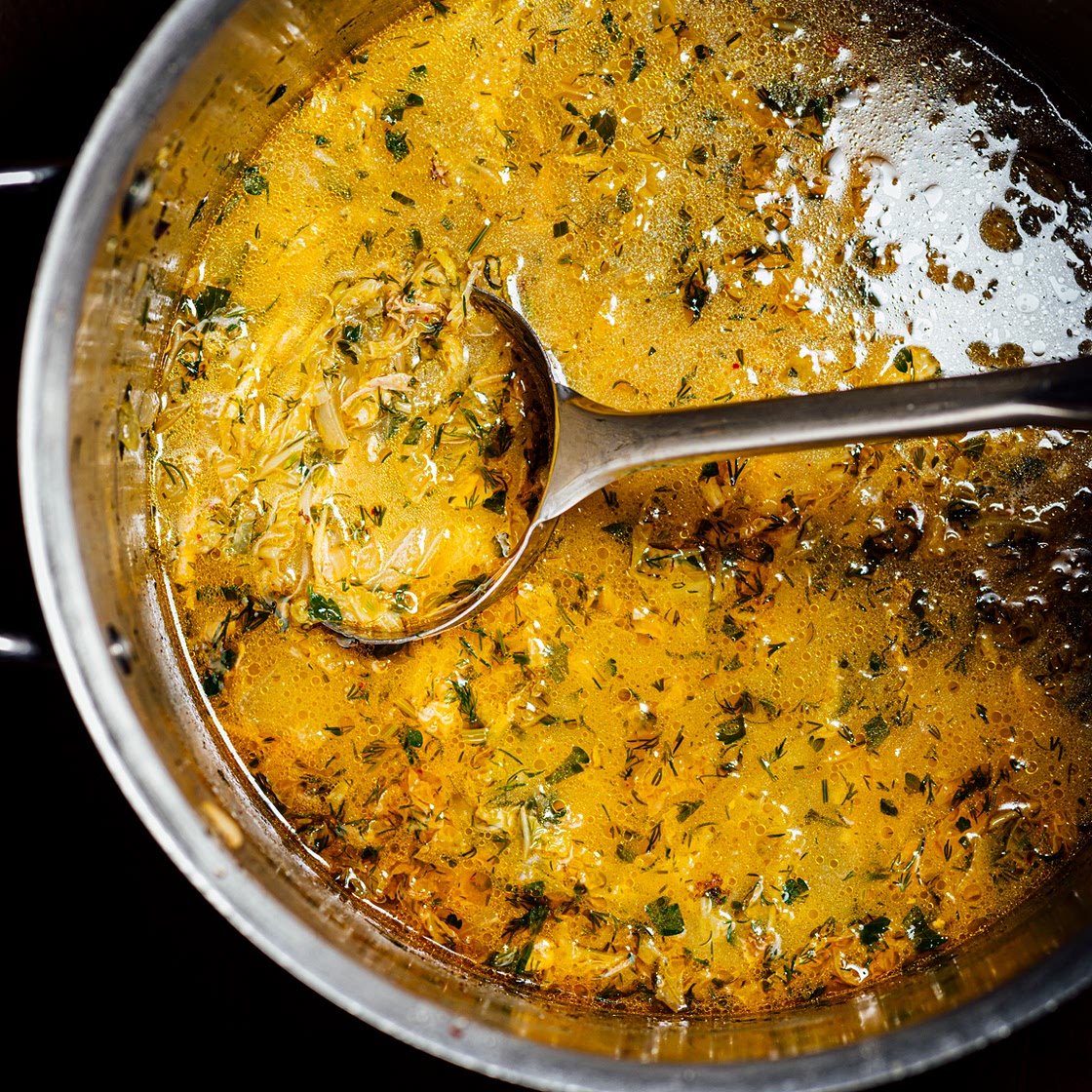 Herb Lemon Chicken Soup
