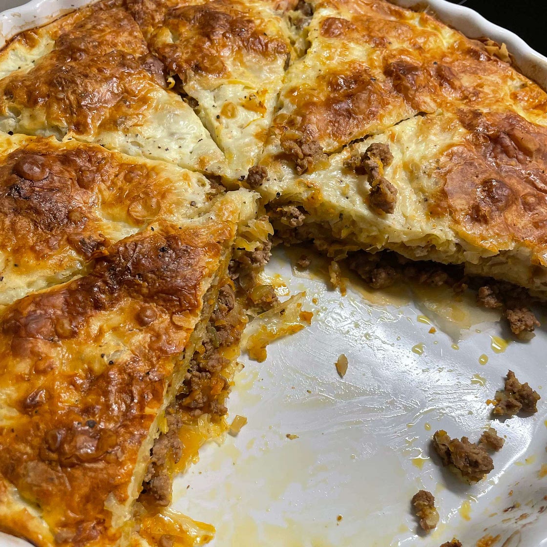 Phyllo Meat Pie (Egyptian Goulash)