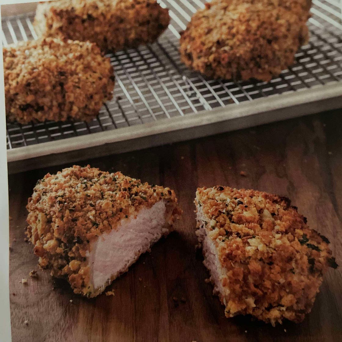 Crunchy Baked Pork Chops