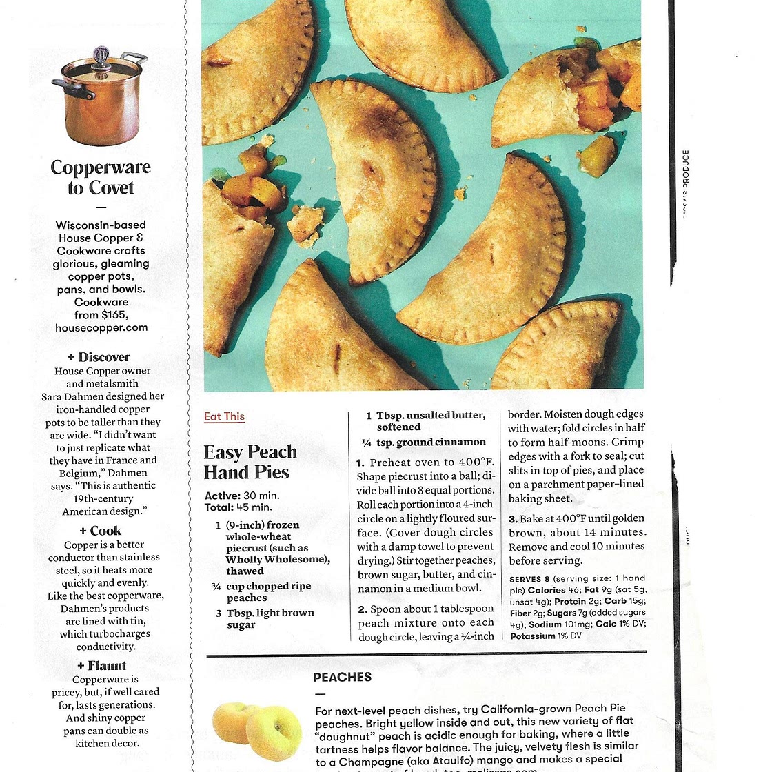 Easy Peach Hand Pies