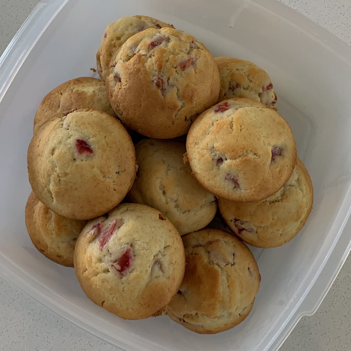 Strawberry muffins 🍓