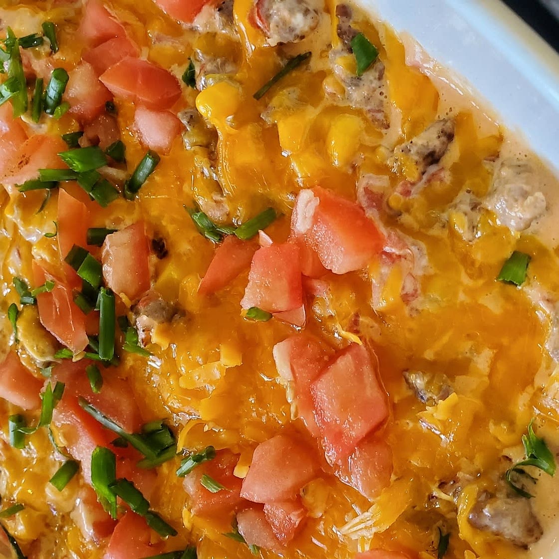 Sausage Queso Dip Recipe (with Real Cheese!)