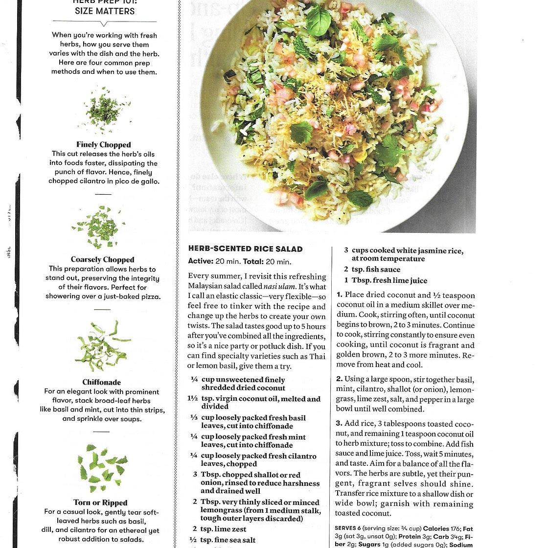 Herb-Scented Rice Salad