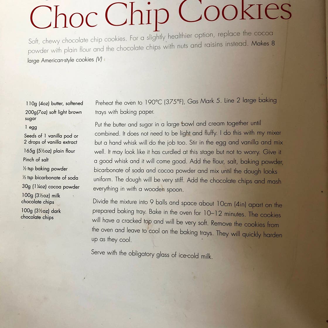 Chocolate Chip Cookies