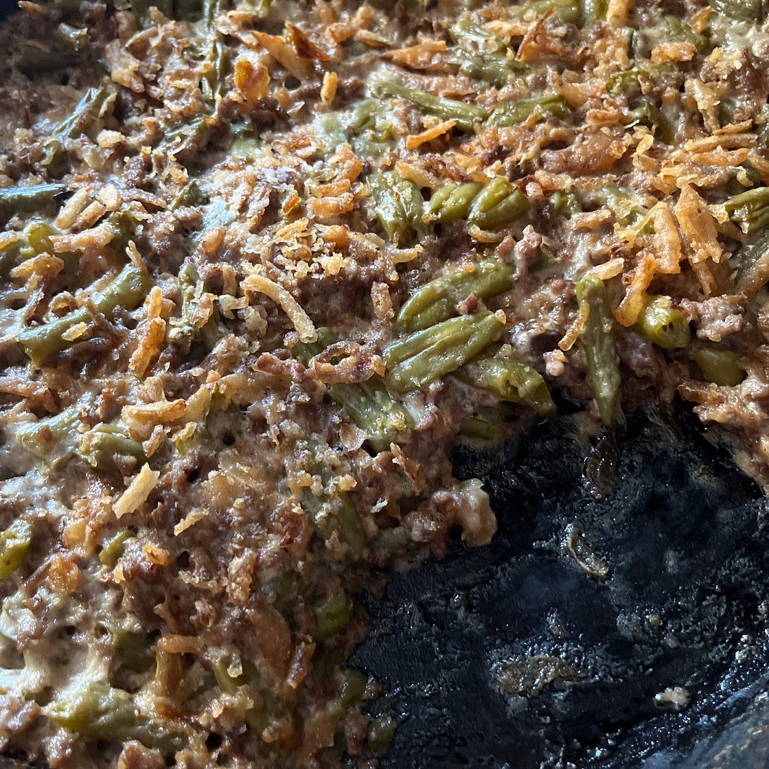 Beef green bean casserole