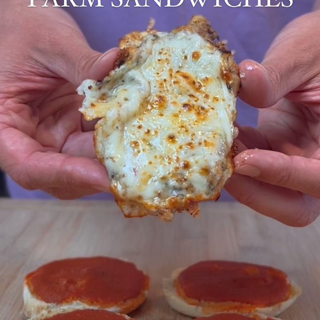 “Lazy” Chicken Parm Sandwiches