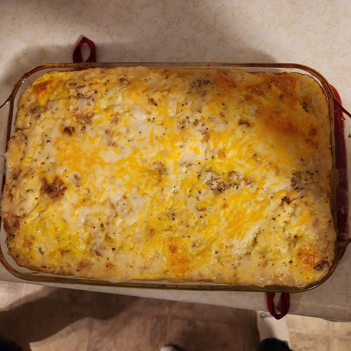 John's egg pie low cal.