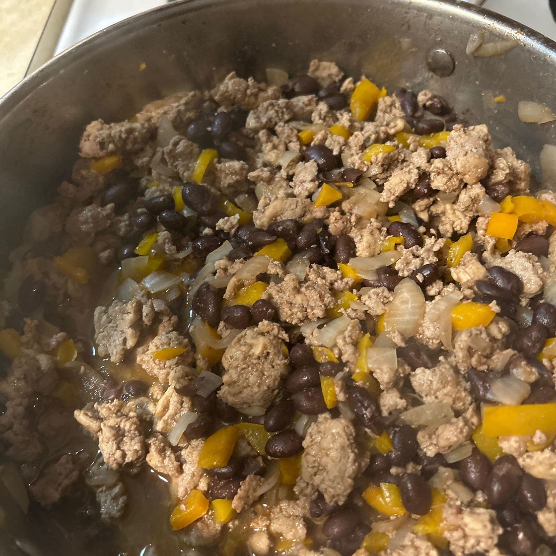 Ground turkey taco lettuce wraps