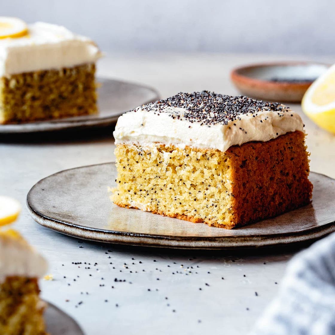 Lofty Gluten-Free Lemon Poppy Seed Cake