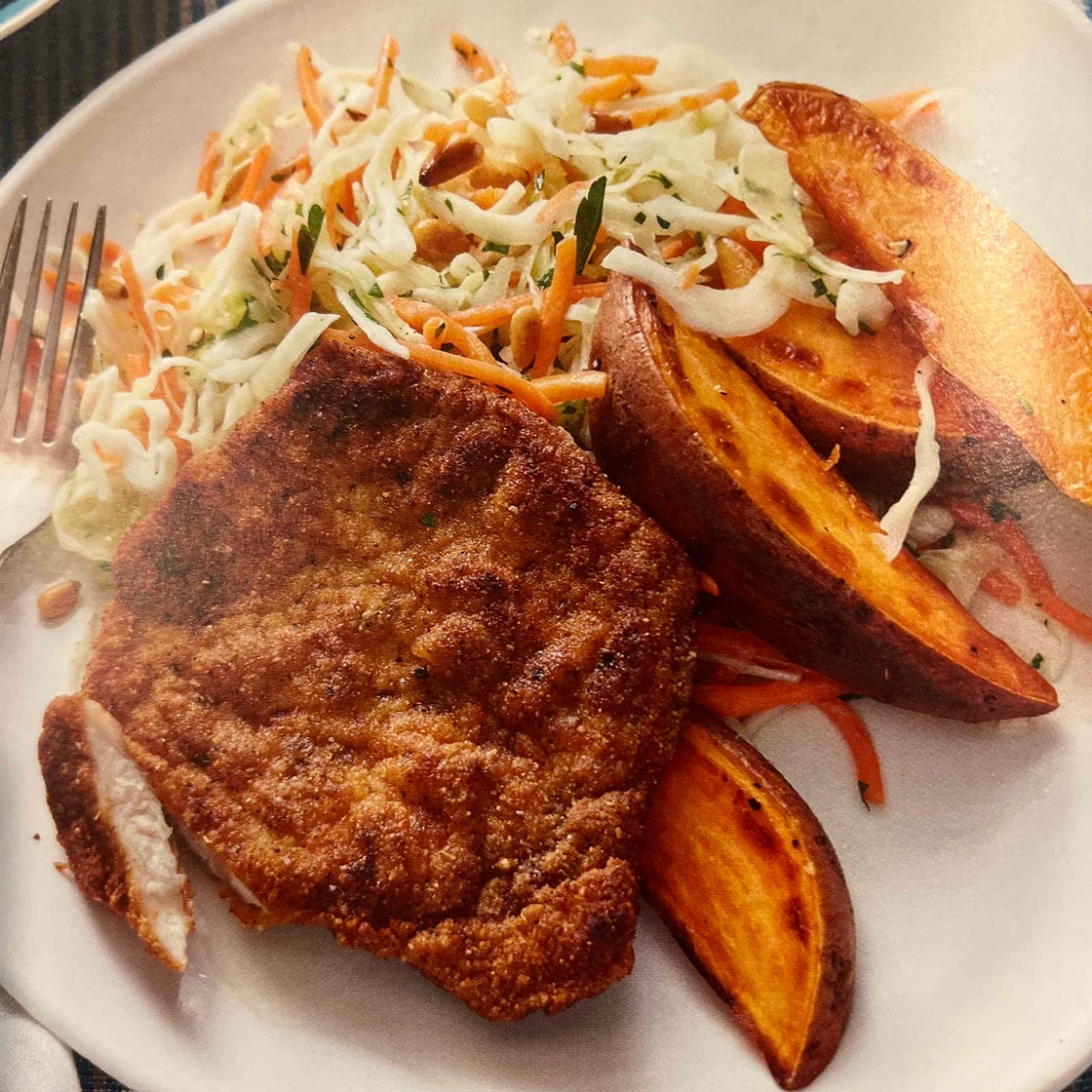 Skillet Pork Chops with Sweet Potatoes