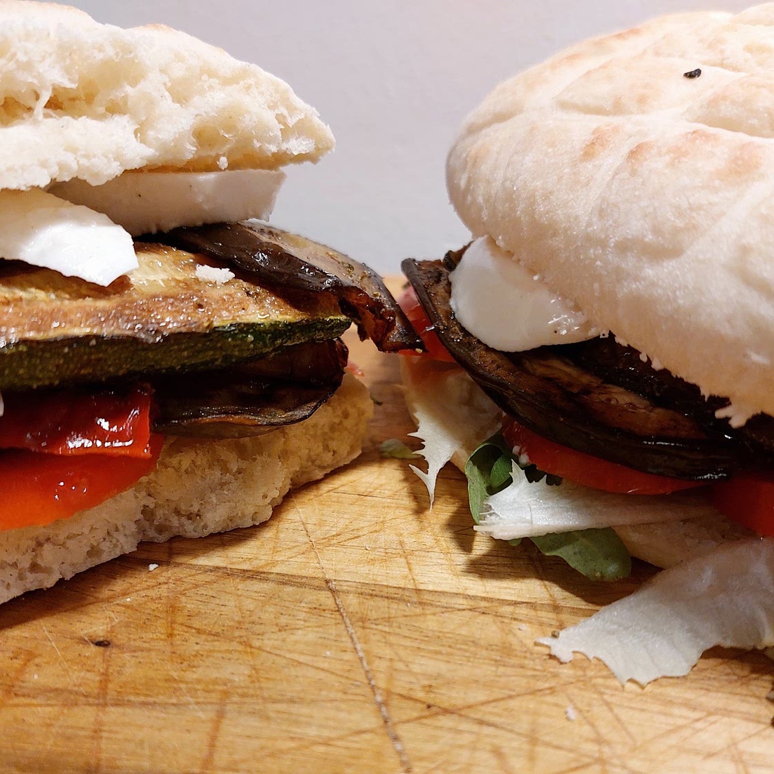 Panini - Grilled vegetables and mozzarella