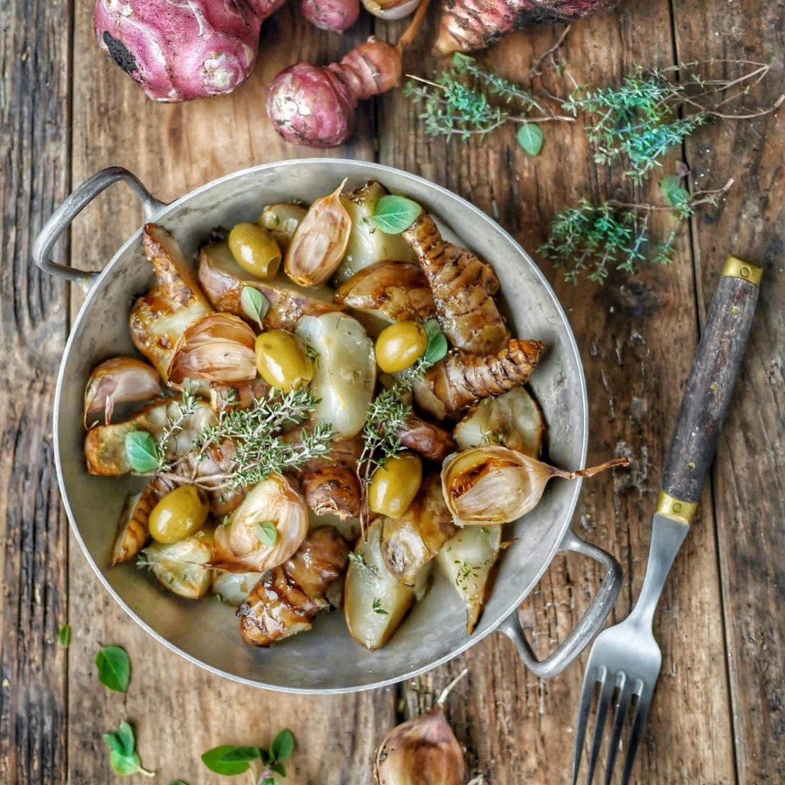 Topinambours ail thym four⭐