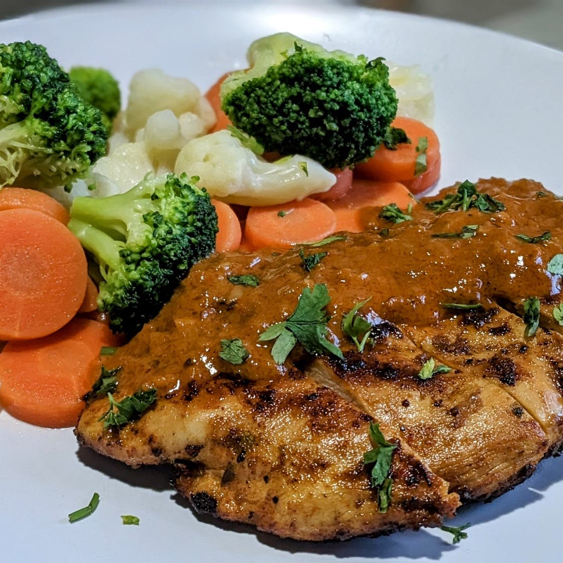 Chicken Steak with sauce