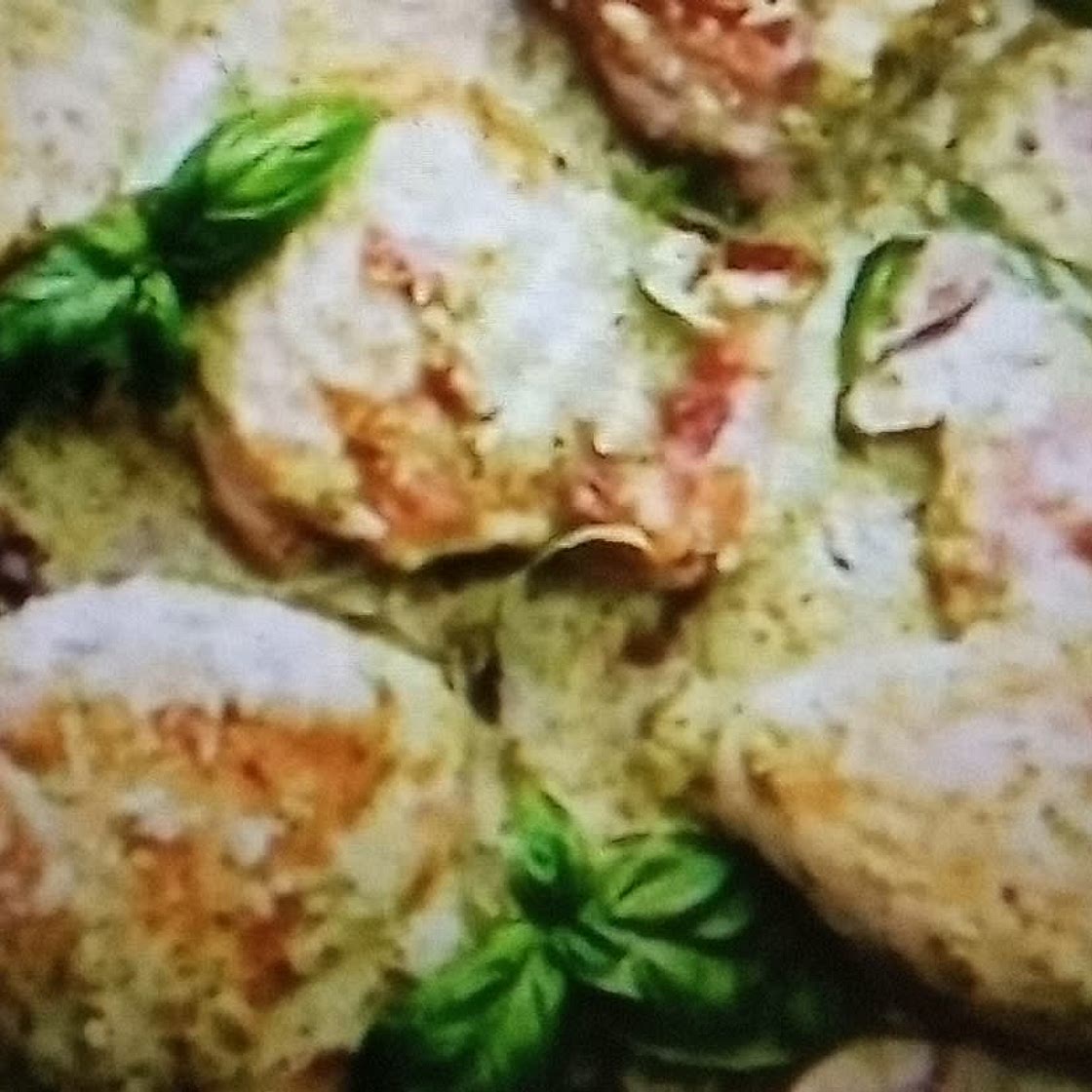 Creamy pesto parmesan chicken