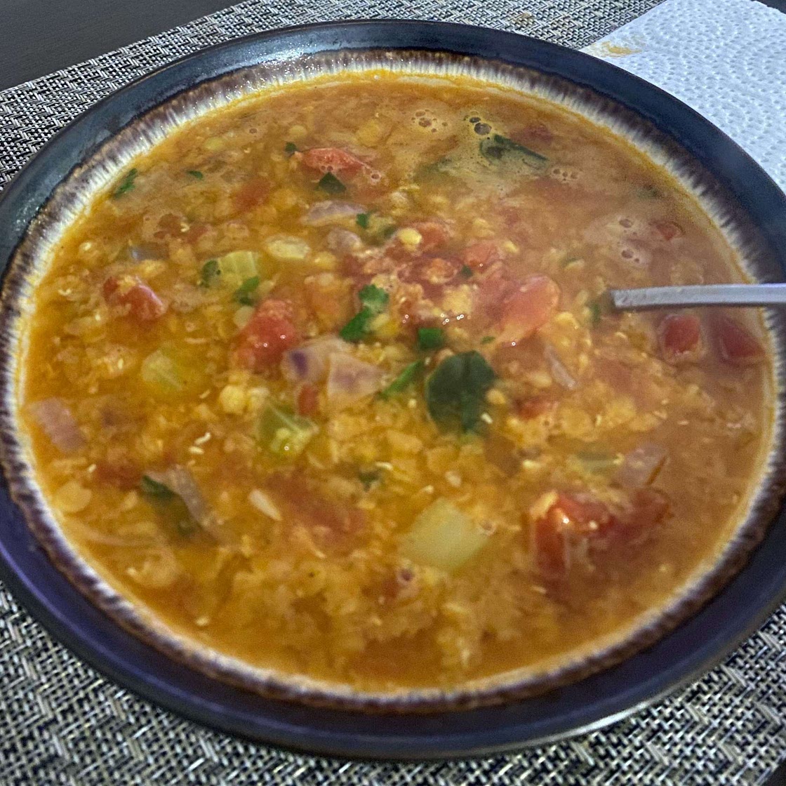 Mexican Red Lentil Stew